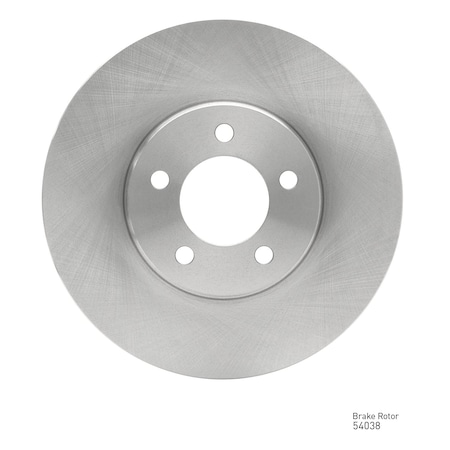Dynamic Friction Co Brake Rotor, Front, 600-54038 600-54038
